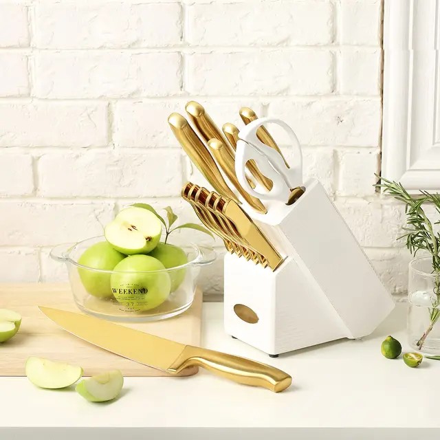 Marco Almond 14pc Knife Set
