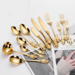 piece luxury stainless steel silverware set - Image 4
