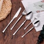5 Piece Premium Stainless Steel Silverware Cutlery Set