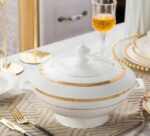 Bone China Ceramic Dinnerware Set - Image 3