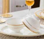 Bone China Ceramic Dinnerware Set - Image 5