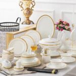 Bone China Ceramic Dinnerware Set - Image 6