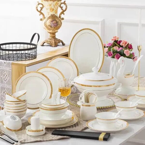 Bone China Ceramic Dinnerware Set