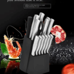 Farberware Stainless Stamped Steel Block Set