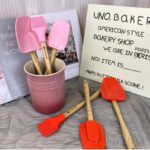 Le Creuset 3-piece silicone spatula set 