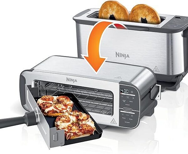 Ninja 2-in-1 Flip Toaster, 2-Slice Capacity 