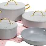 Paris Hilton Iconic Nonstick Pots and Pans Set