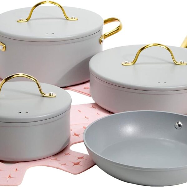 Paris Hilton Iconic Nonstick Pots and Pans Set