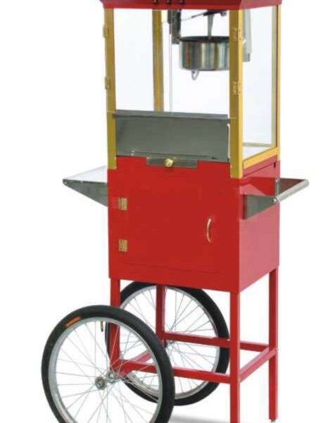 Popcorn machine with trolley 