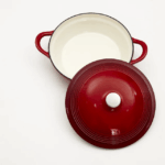 Red Enamel cast iron cookware  - Image 4