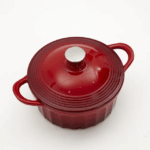 Red Enamel cast iron cookware  - Image 2