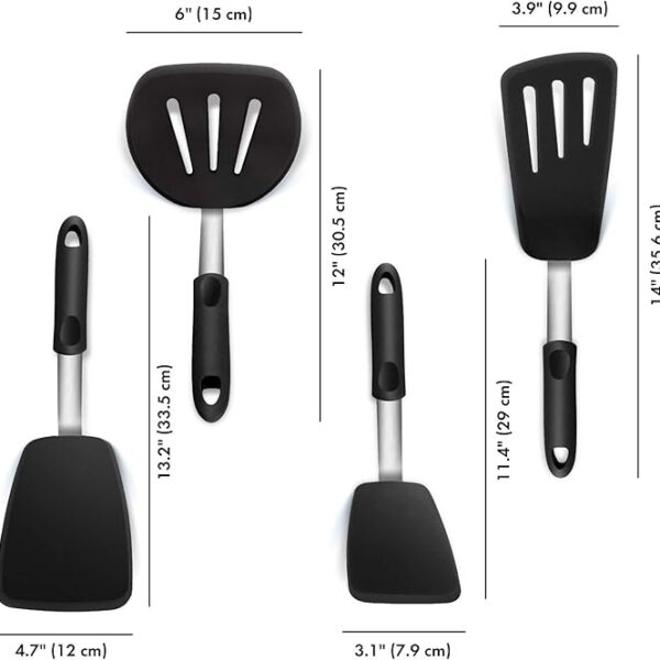 Spatula Silicone Heat Resistant set