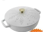 Staub Truffle white Cocotte Cooking Pot, 33 cm