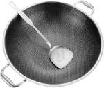 Wok Large Handle Non-Stick Cookware Iron Pot(44CM) - Image 5