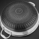 Wok Large Handle Non-Stick Cookware Iron Pot(44CM) - Image 6