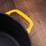 Yellow enamel cast iron cookware - Image 5
